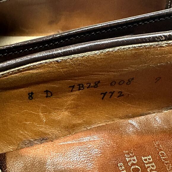 NEW HEELS Alden x Brooks 772 Color 8 Shell Cordovan Tassel Loafer Made in USA 8 - Picture 10 of 13